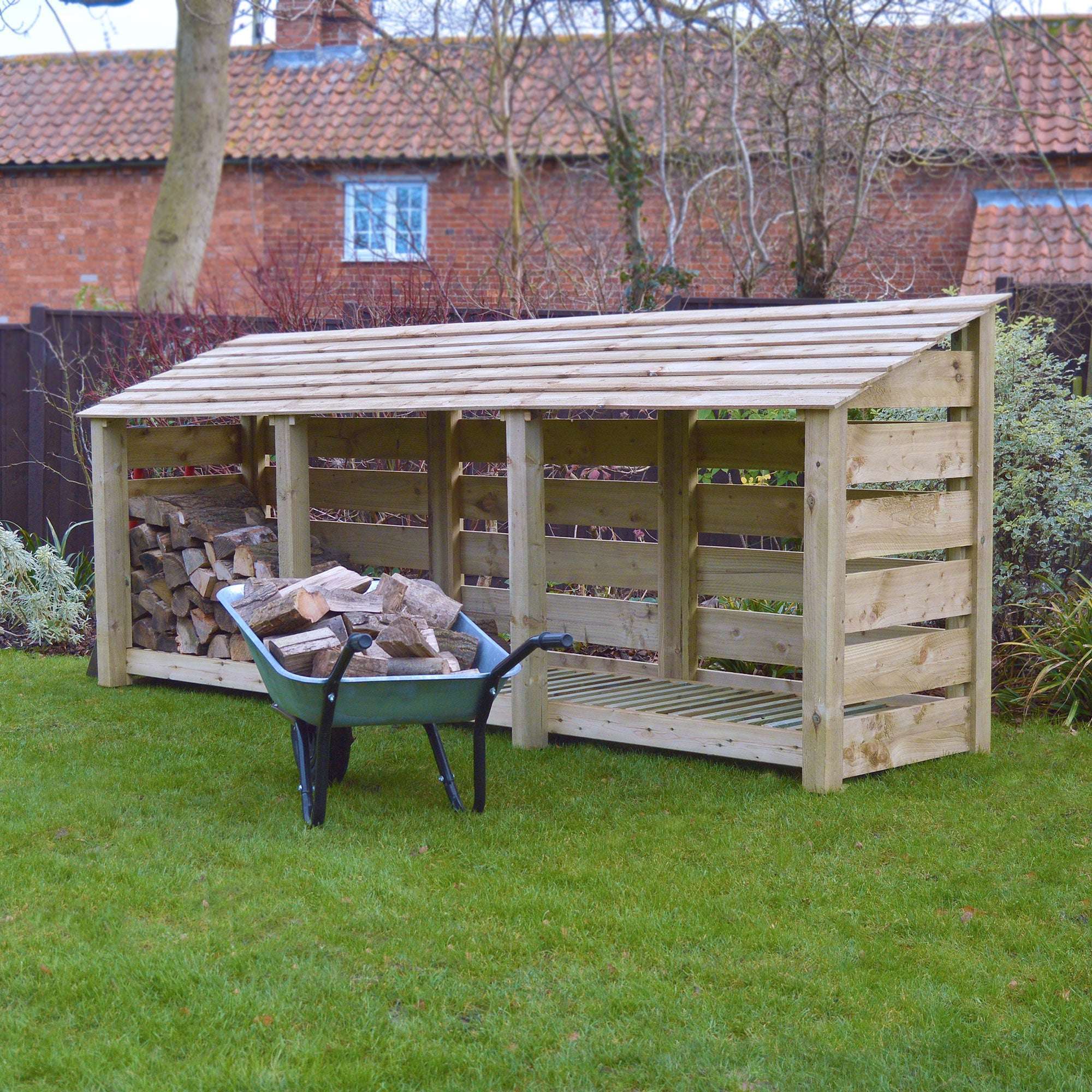 Exceptional Garden:Rutland County Empingham Log Store - 4ft