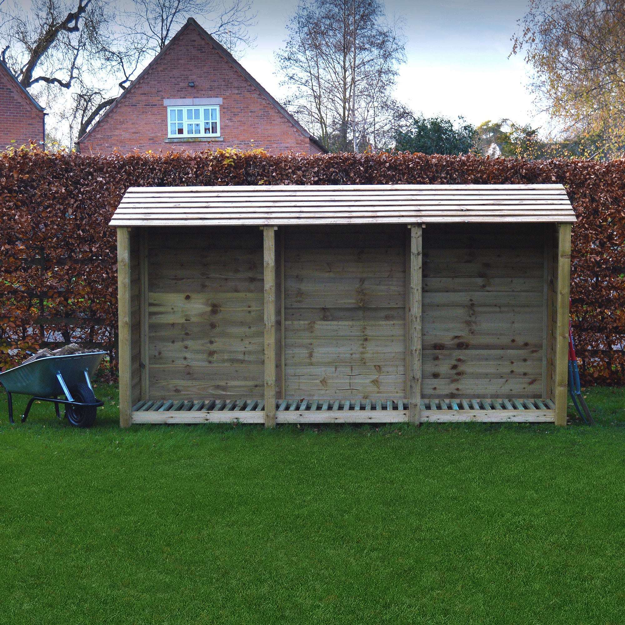 Exceptional Garden:Rutland County Empingham Log Store - 6ft