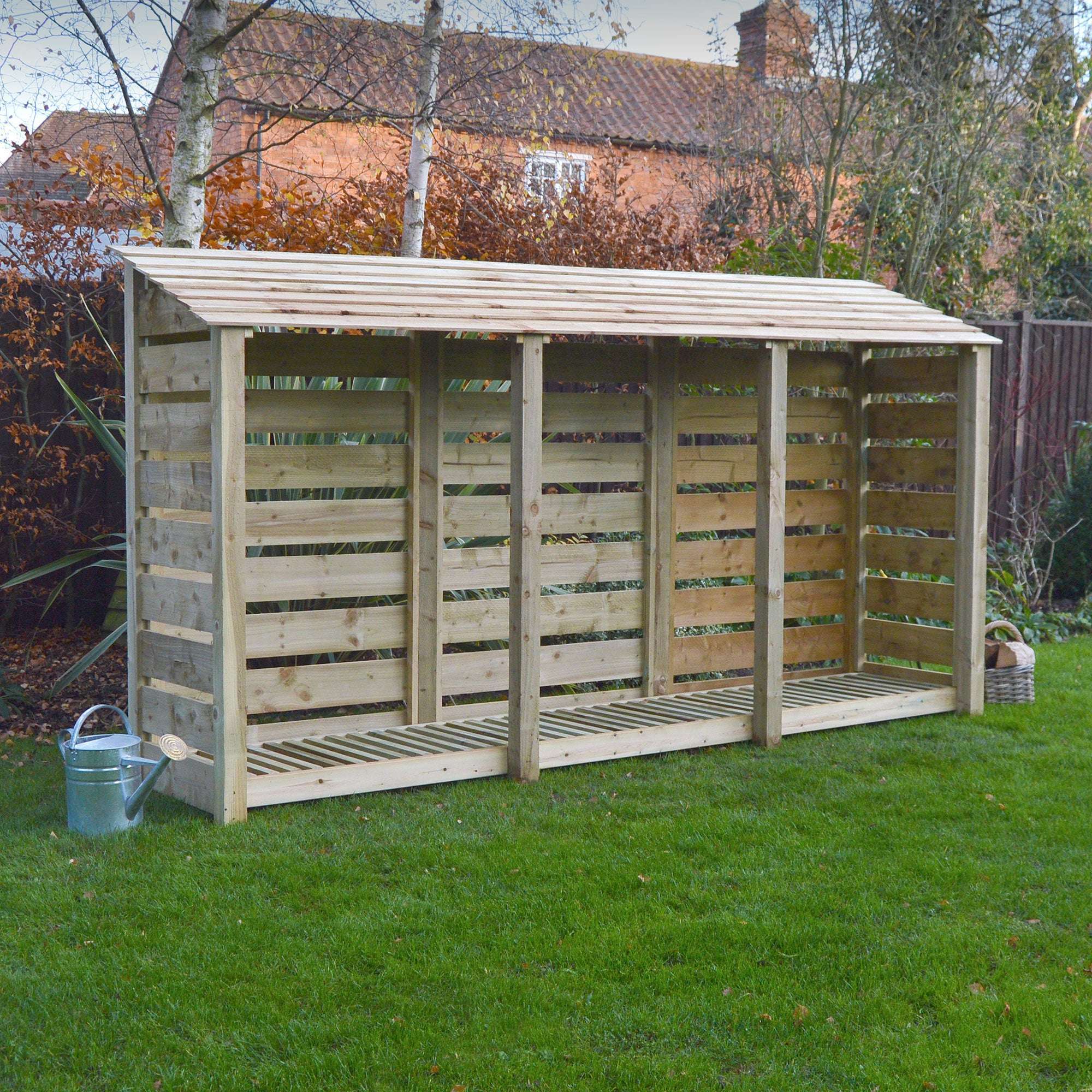 Rutland County Empingham Log Store - 6ft:Rutland County,Exceptional Garden