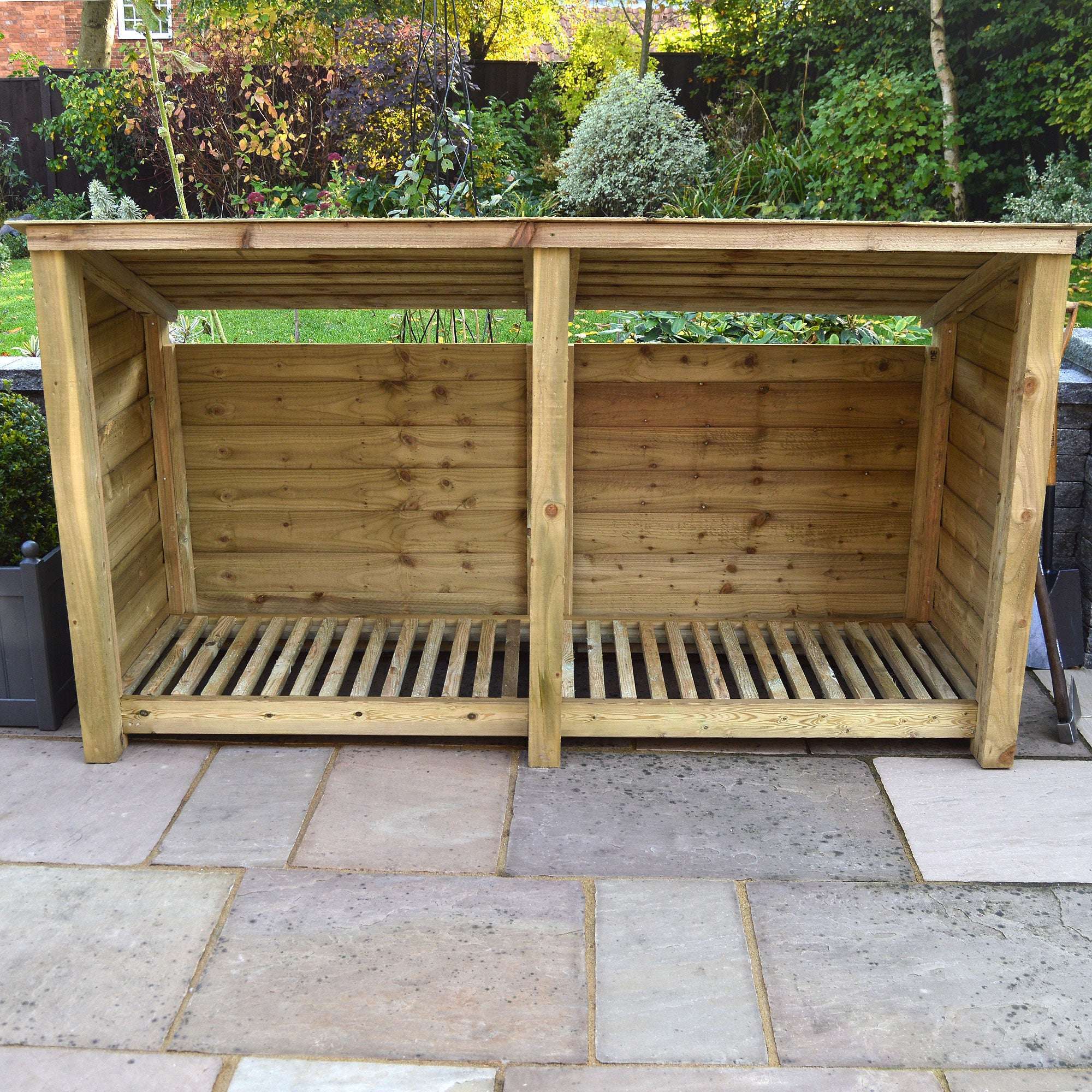 Exceptional Garden:Rutland Country Normanton Log Store - 4ft