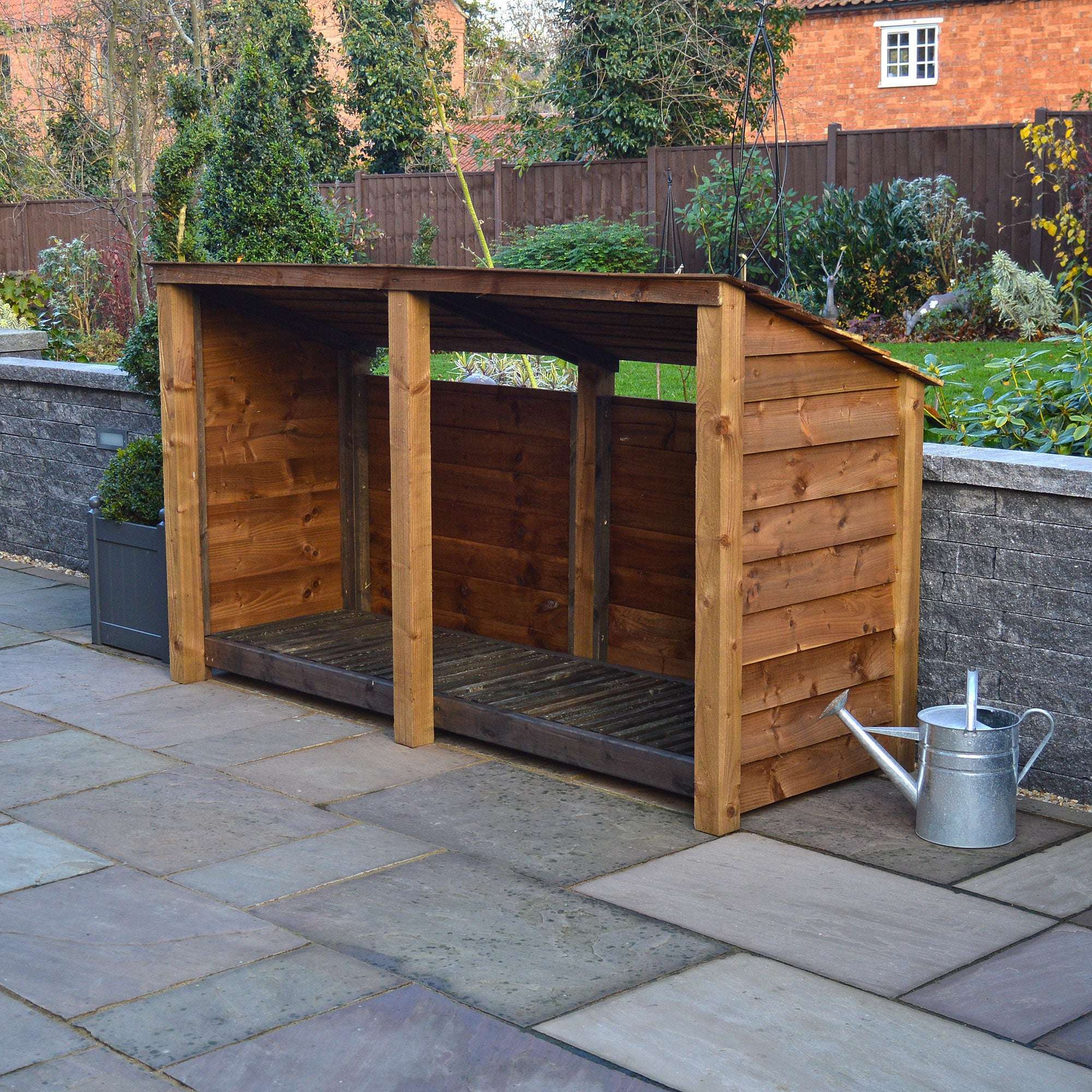 Exceptional Garden:Rutland Country Normanton Log Store - 4ft