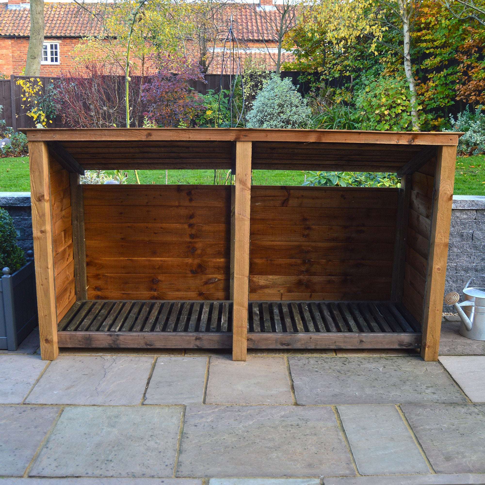 Exceptional Garden:Rutland Country Normanton Log Store - 4ft