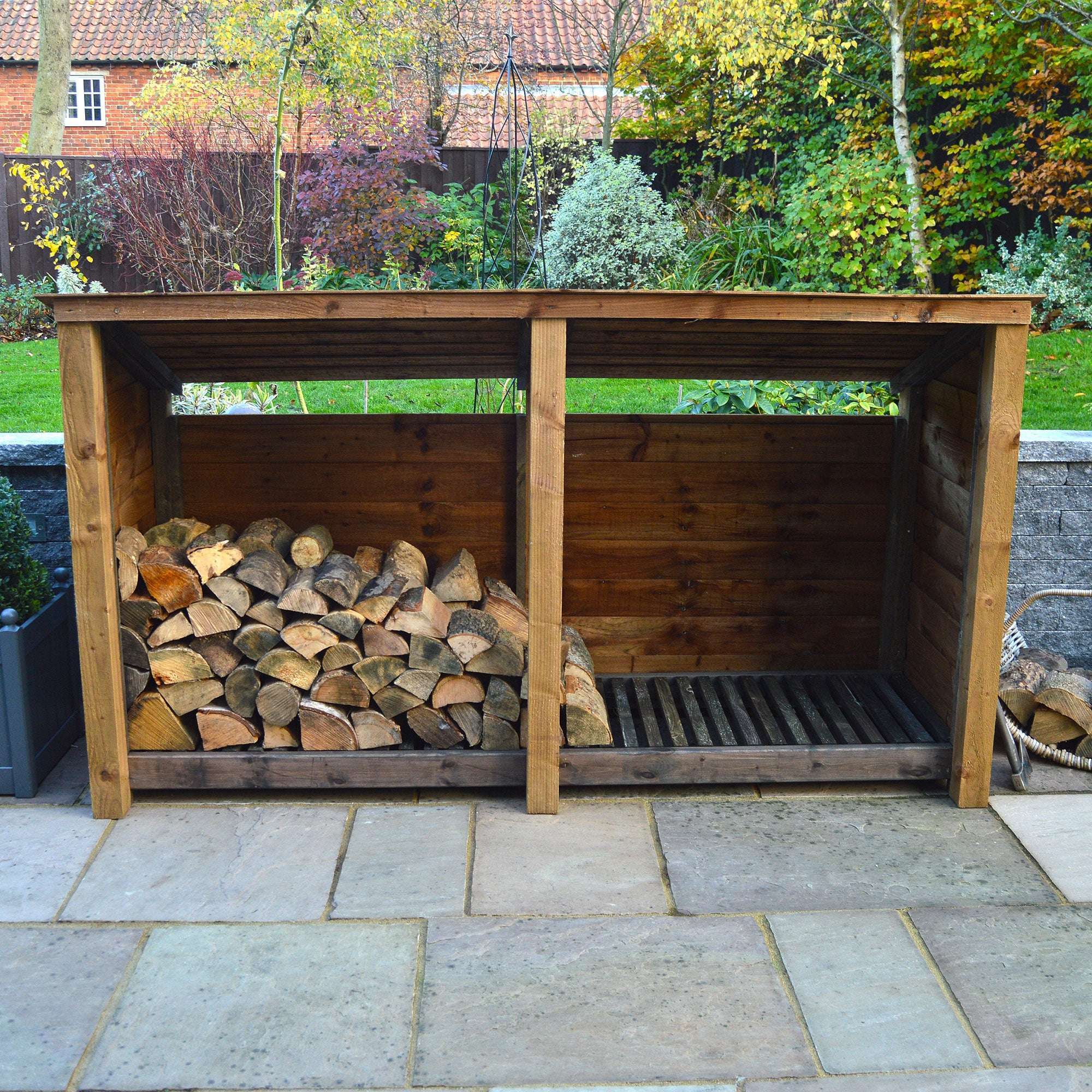 Exceptional Garden:Rutland Country Normanton Log Store - 4ft