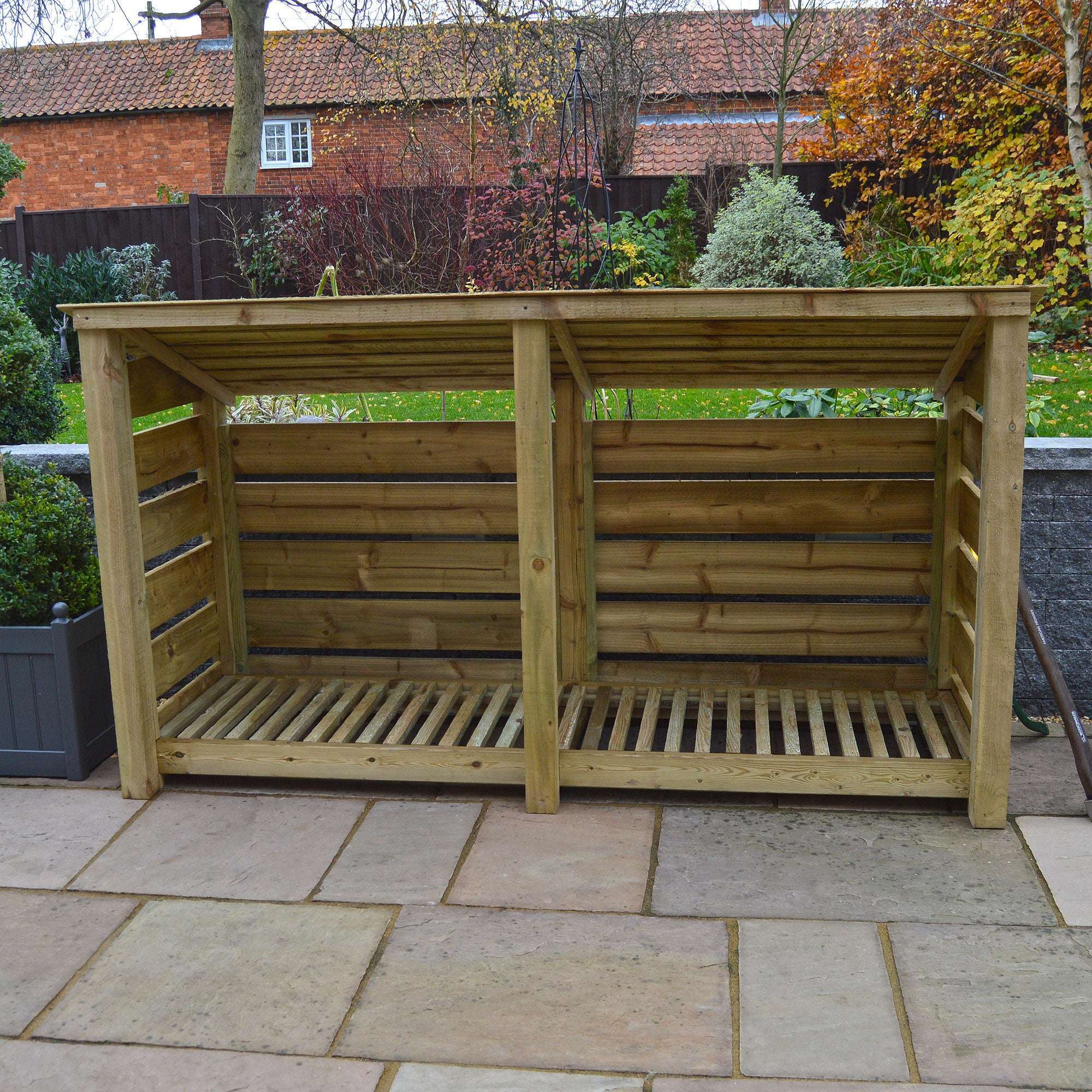 Exceptional Garden:Rutland Country Normanton Log Store - 4ft