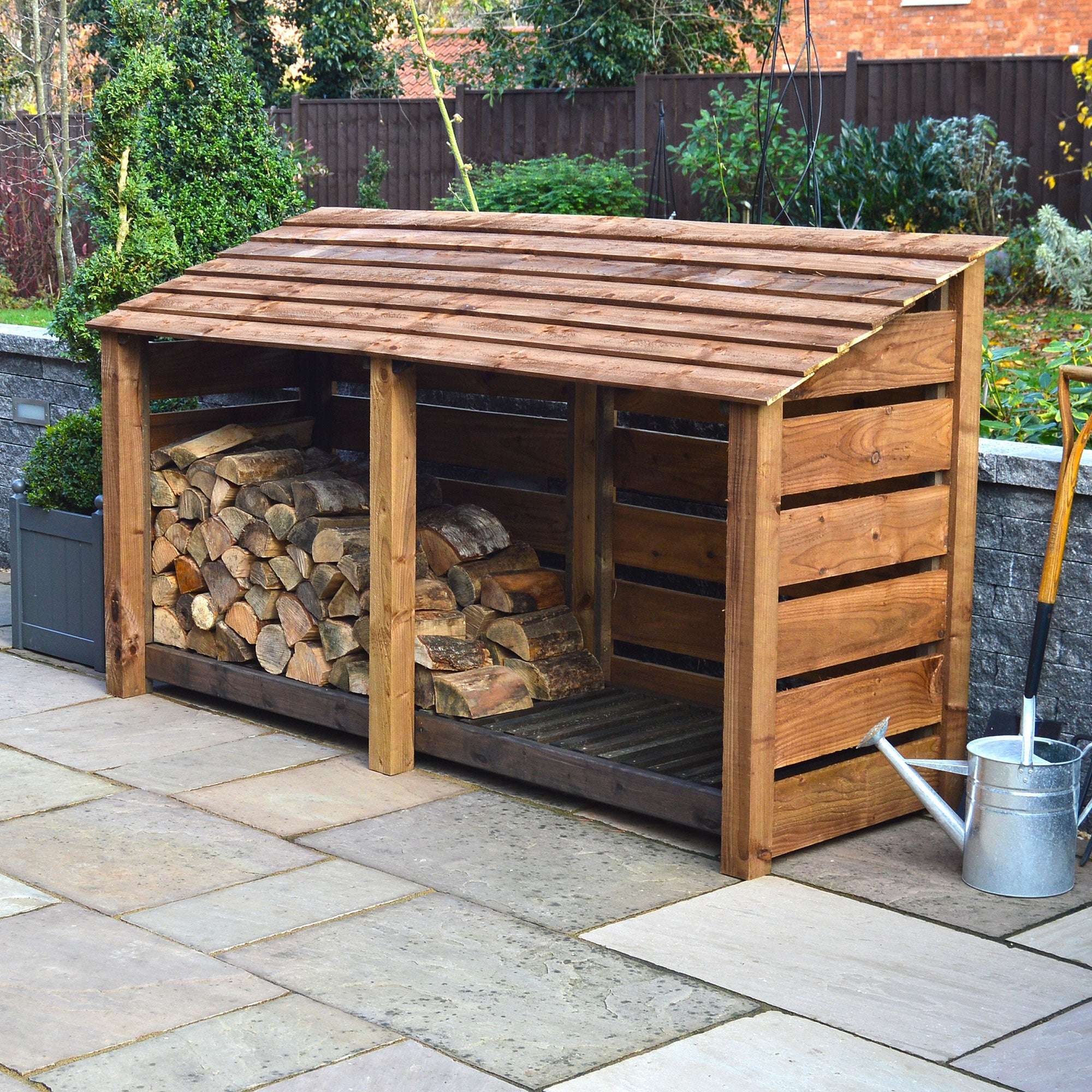 Exceptional Garden:Rutland Country Normanton Log Store - 4ft