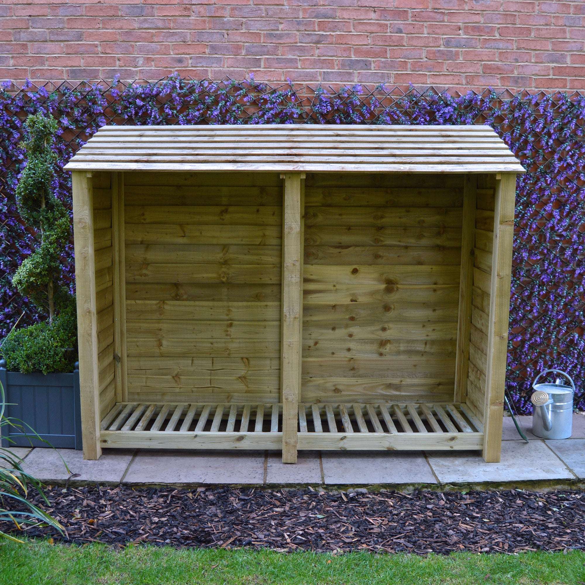 Exceptional Garden:Rutland Country Normanton Log Store - 6ft