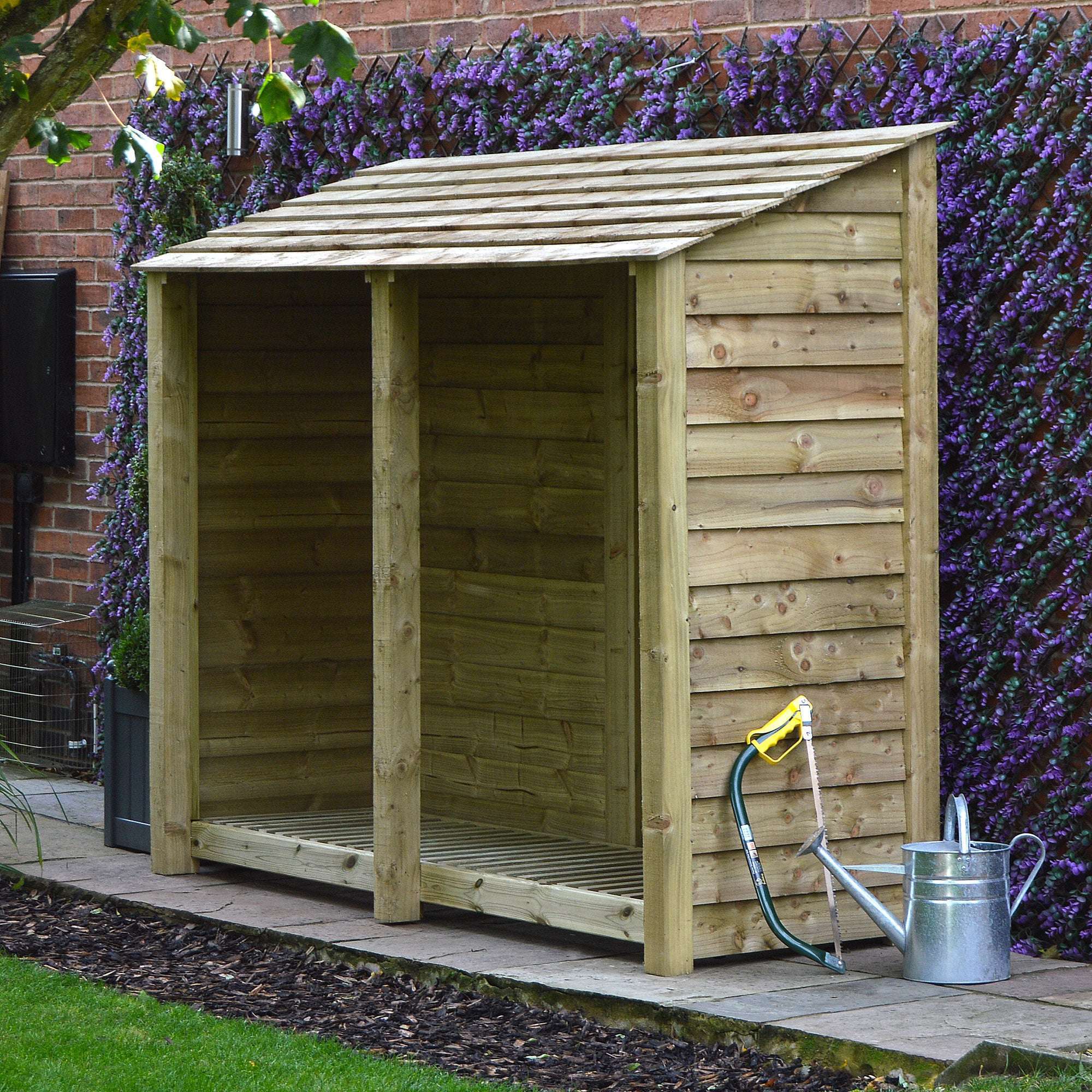 Exceptional Garden:Rutland Country Normanton Log Store - 6ft