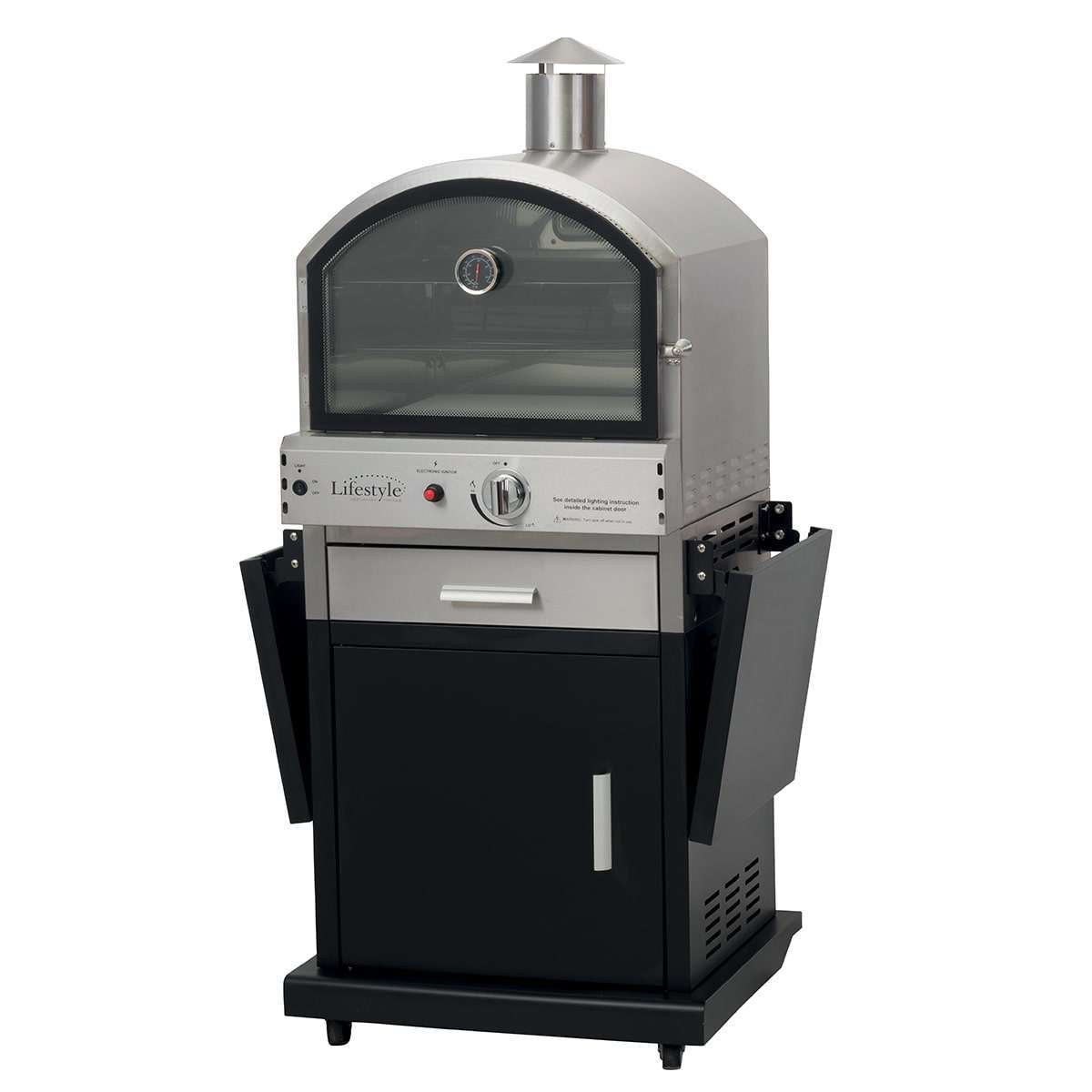 Exceptional Garden:Lifestyle Verona Deluxe Gas Pizza Oven