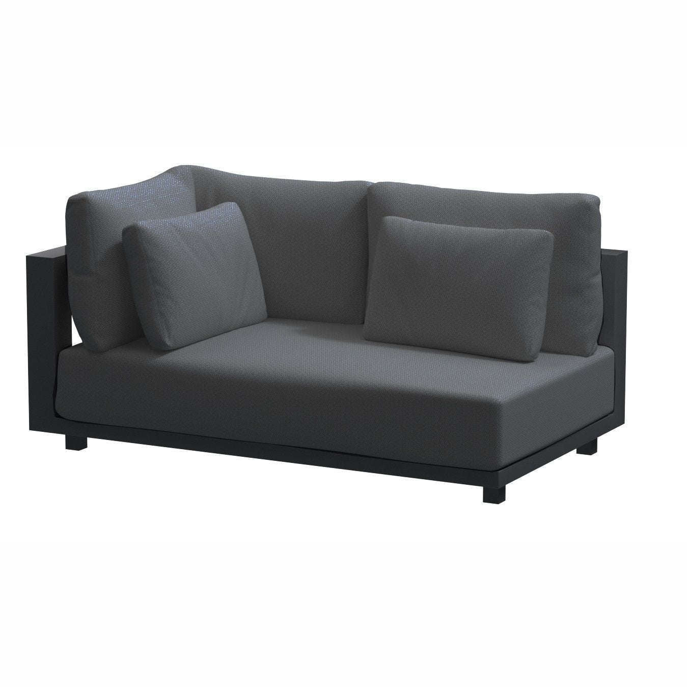 Exceptional Garden:4 Seasons Outdoor Metropolitan Corner Set with Metropolitan Coffee Table