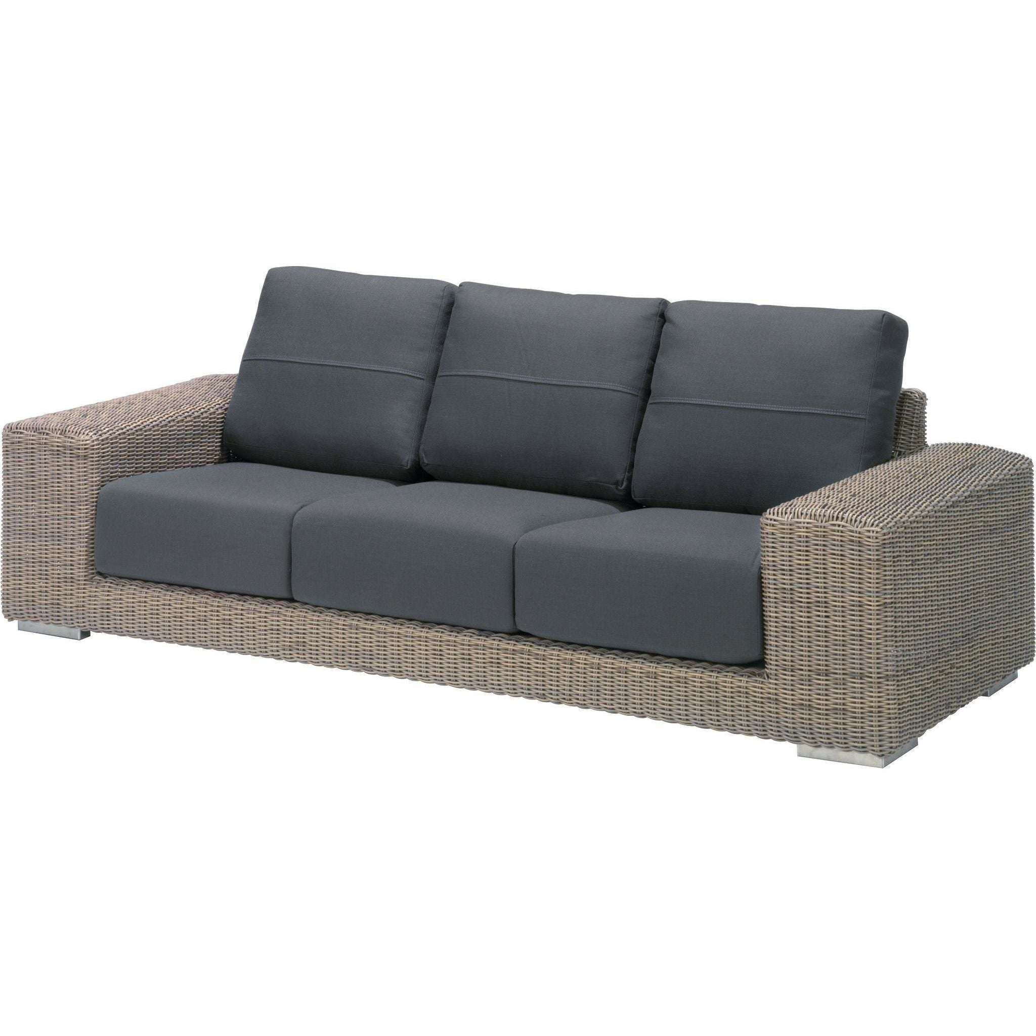 Exceptional Garden:4 Seasons Outdoor Kingston Lounge Set with Footstool and Kingston Coffee Table