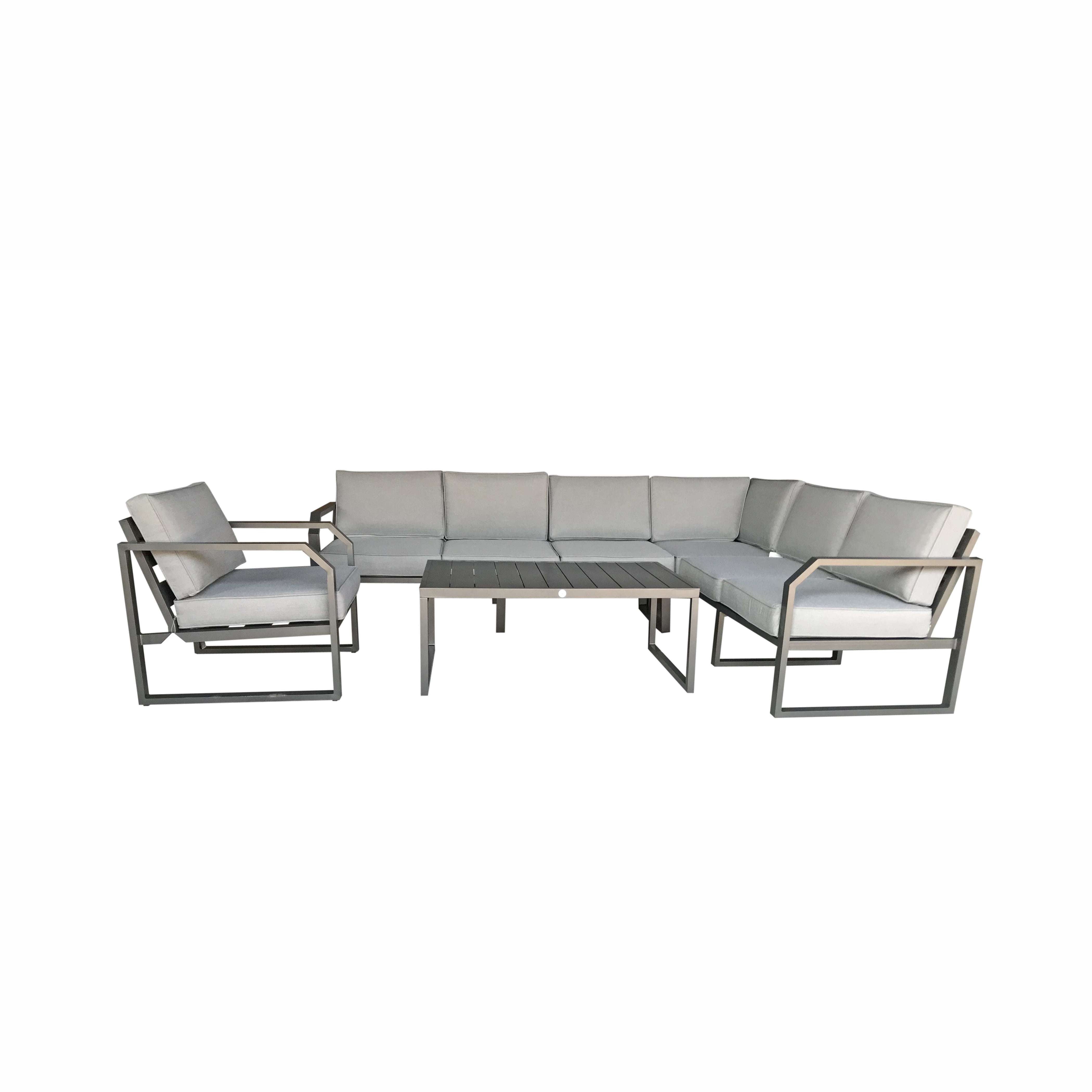 Exceptional Garden:Signature Weave Alarna Corner Sofa with 1 Armchair