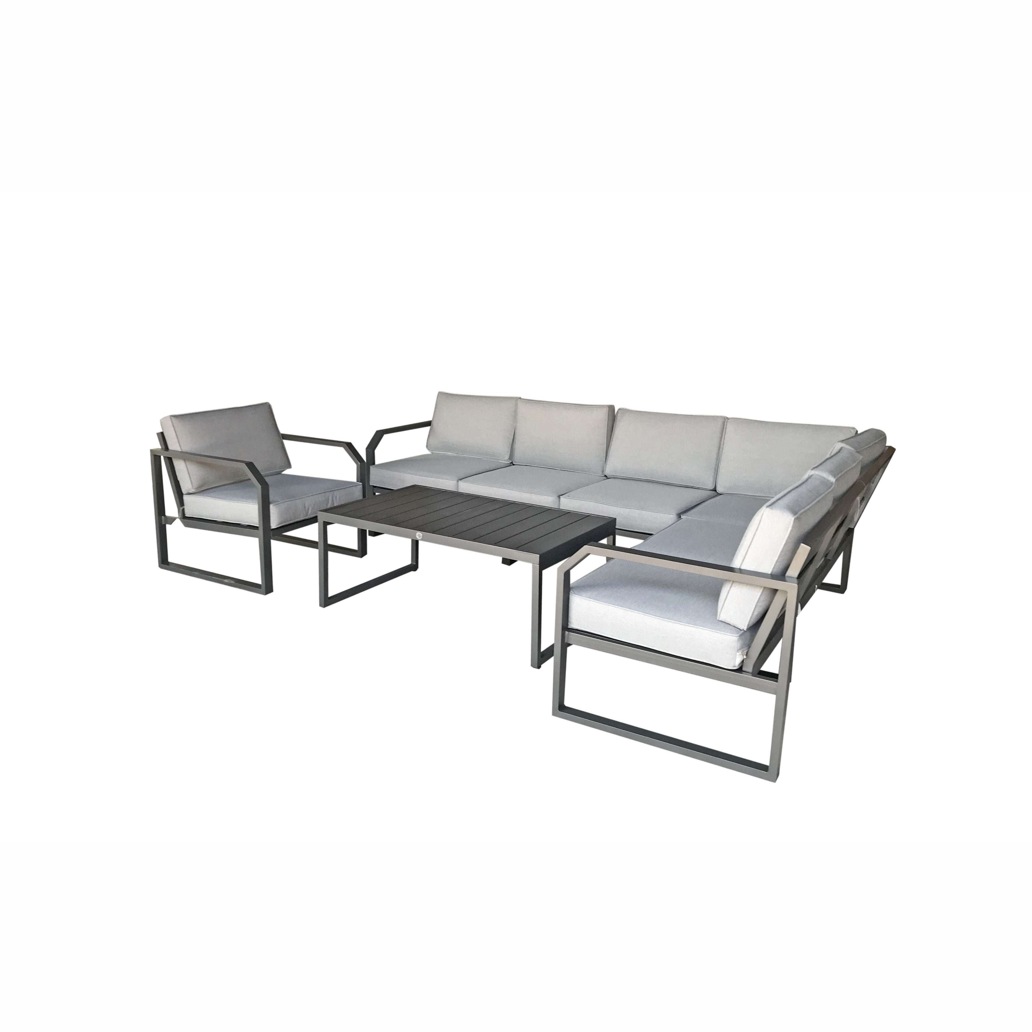 Exceptional Garden:Signature Weave Alarna Corner Sofa with 1 Armchair