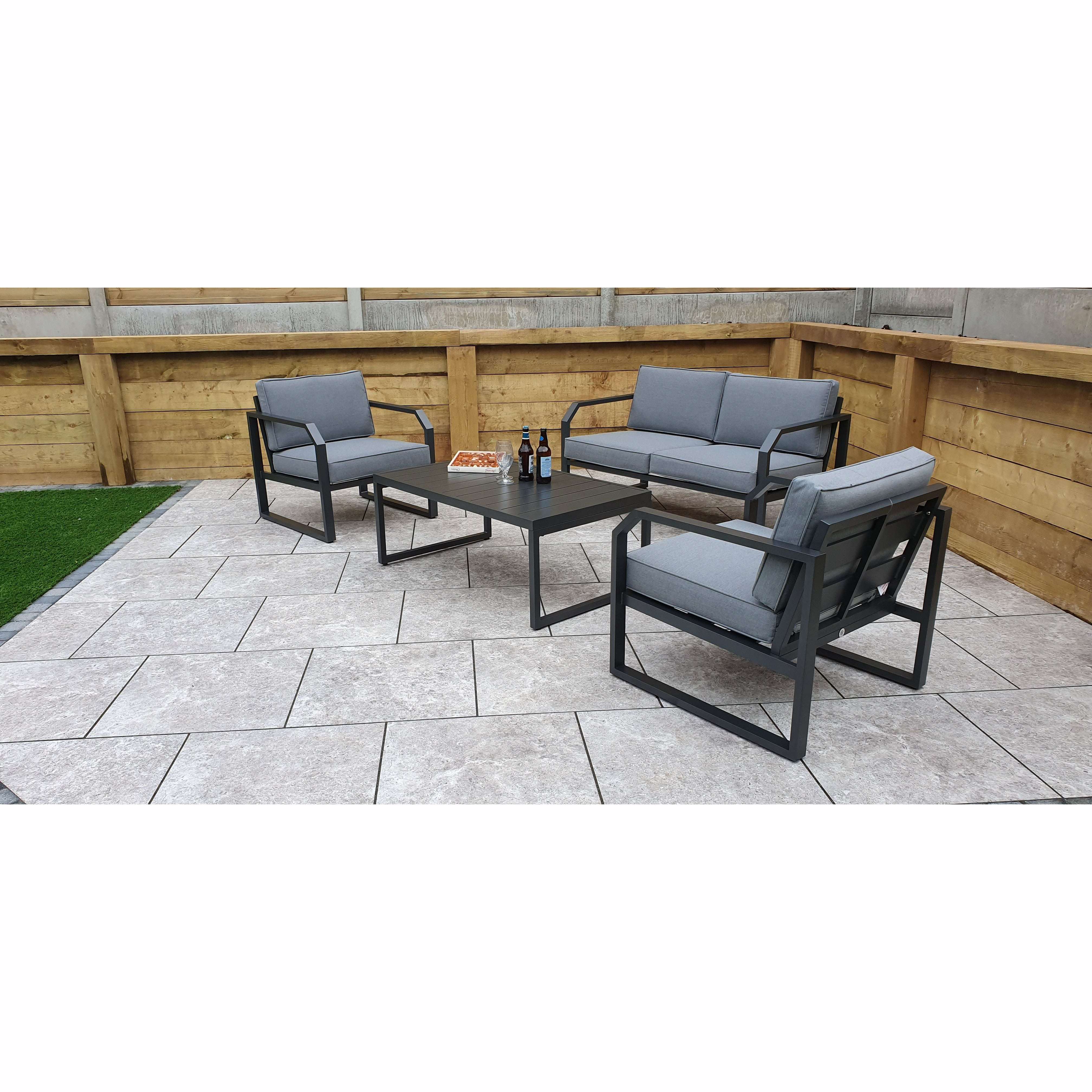 Exceptional Garden:Signature Weave Alarna ALARNA 4 Seat Sofa Set
