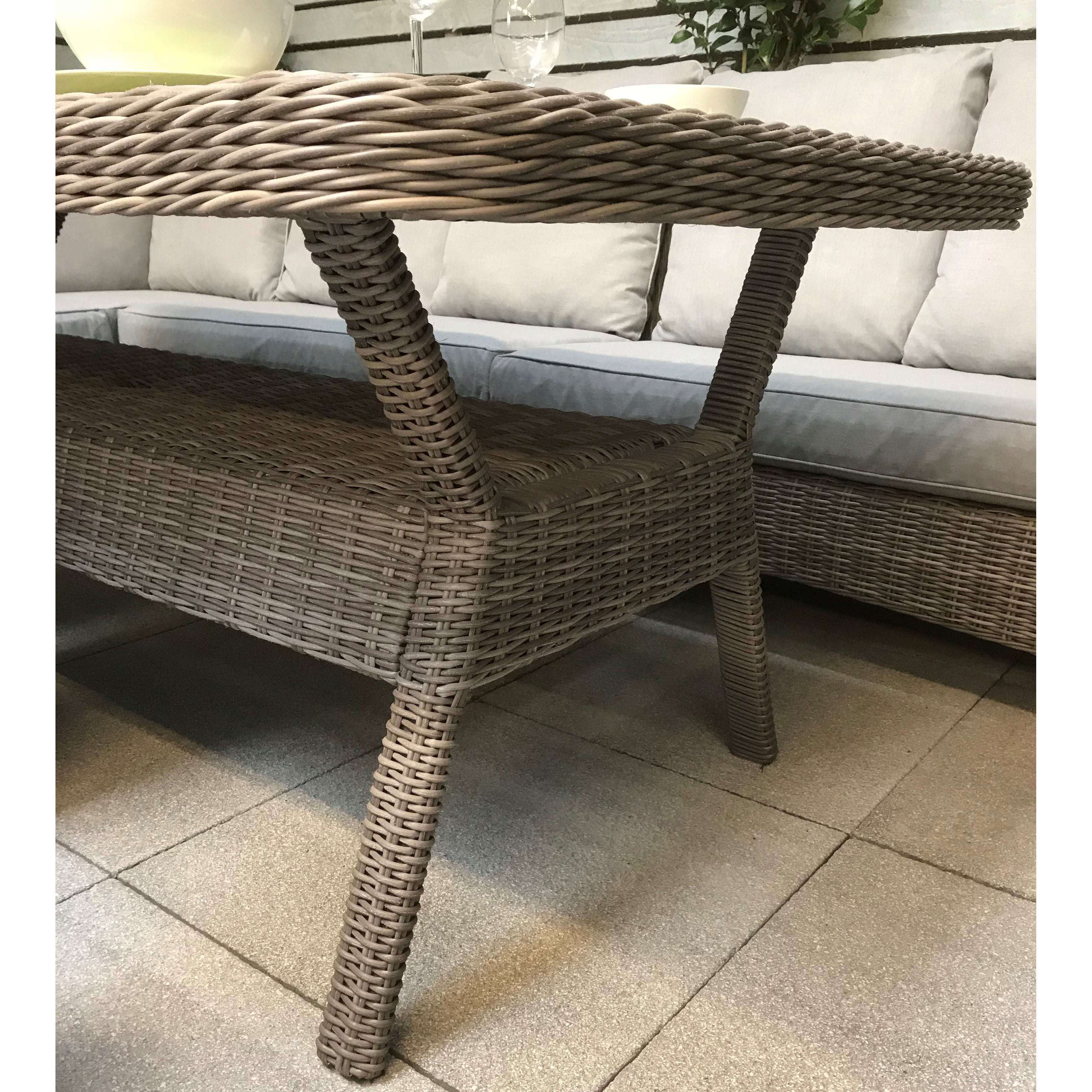 Exceptional Garden:Signature Weave Alexandra Large Corner Dining Set