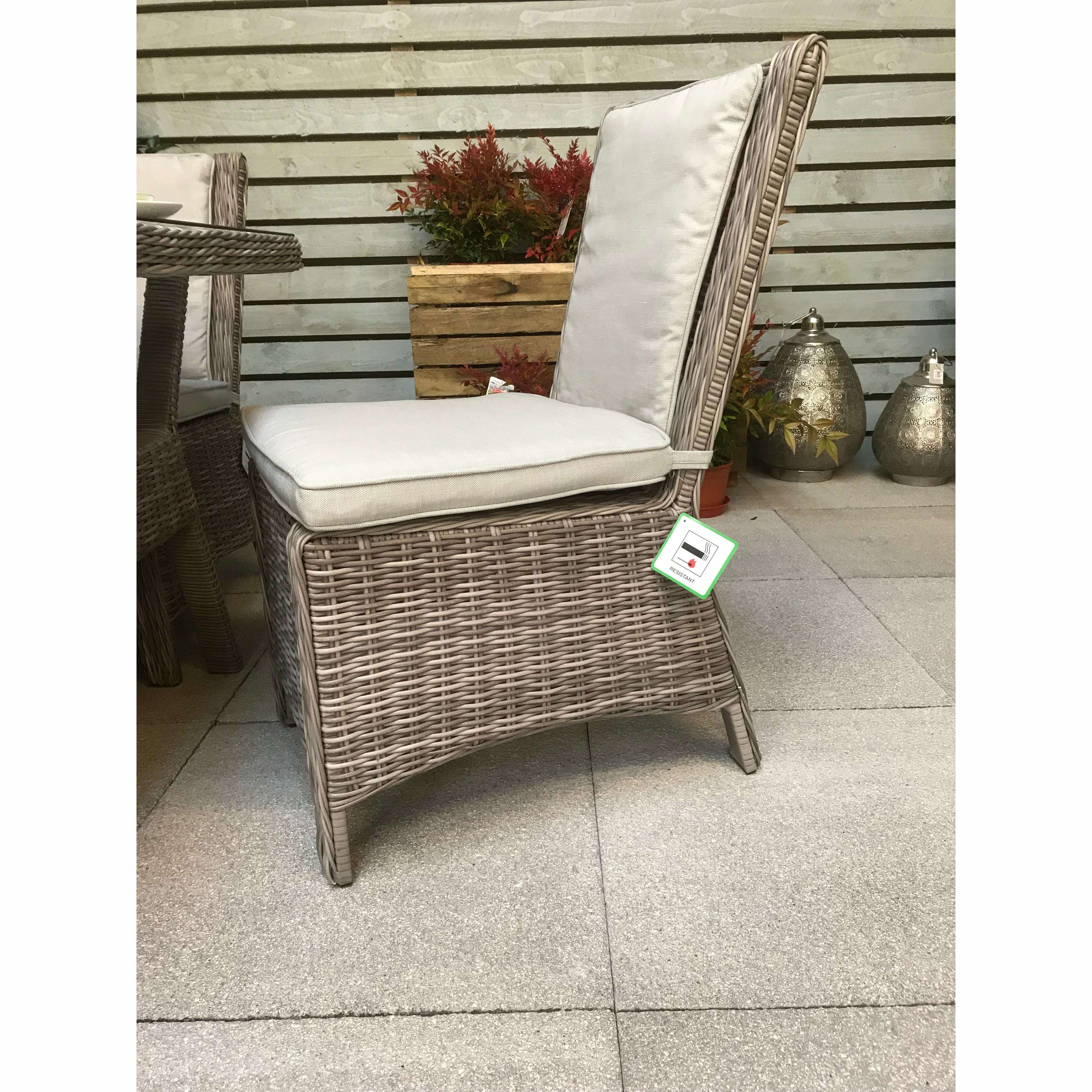 Exceptional Garden:Signature Weave Alexandra High Back Armless Chairs