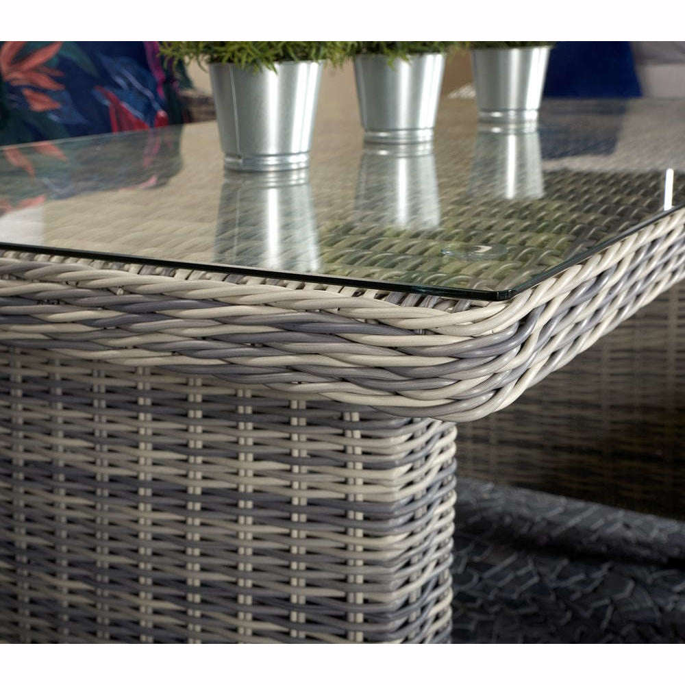 Exceptional Garden:Signature Weave Amy Sofa Dining Set
