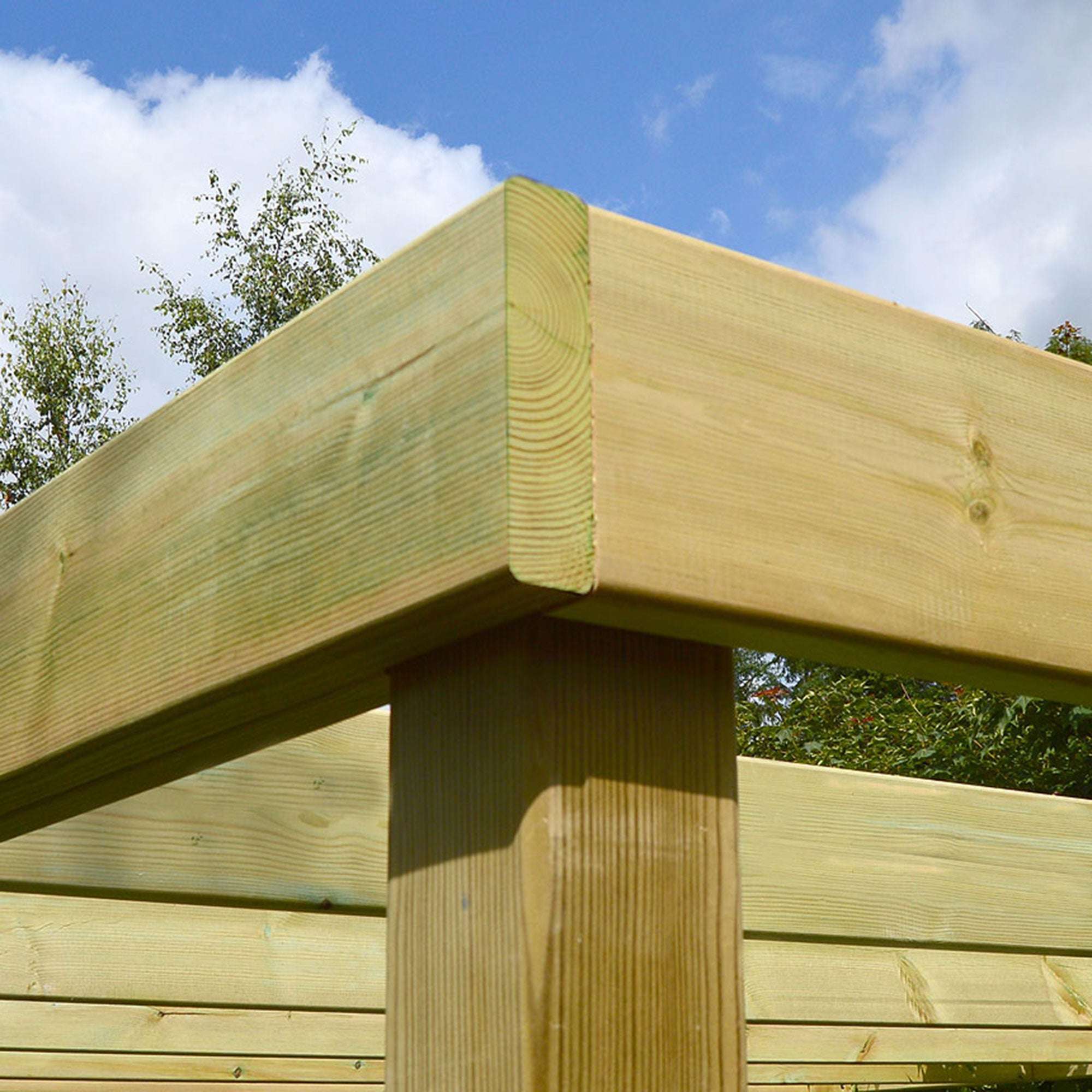 Exceptional Garden:Box Pergola with Four Posts