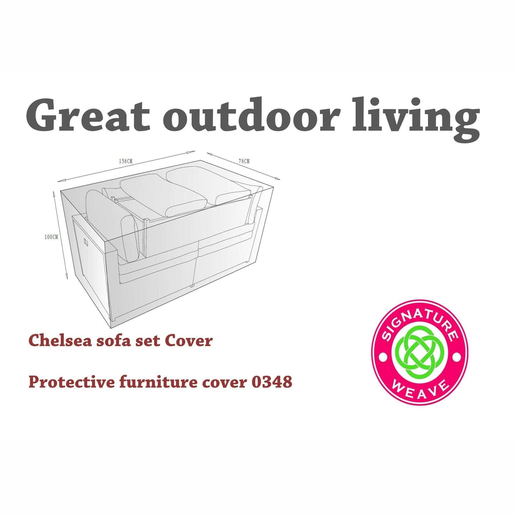 Exceptional Garden:Signature Weave Chelsea Furniture Cover