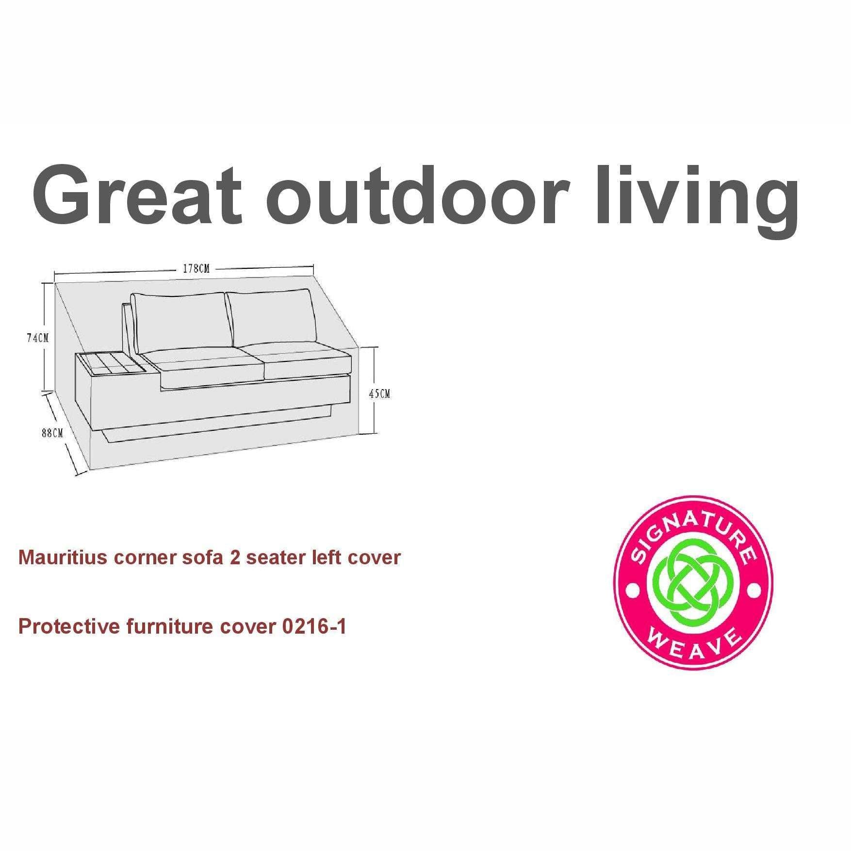 Exceptional Garden:Signature Weave Mauritius Furniture Cover