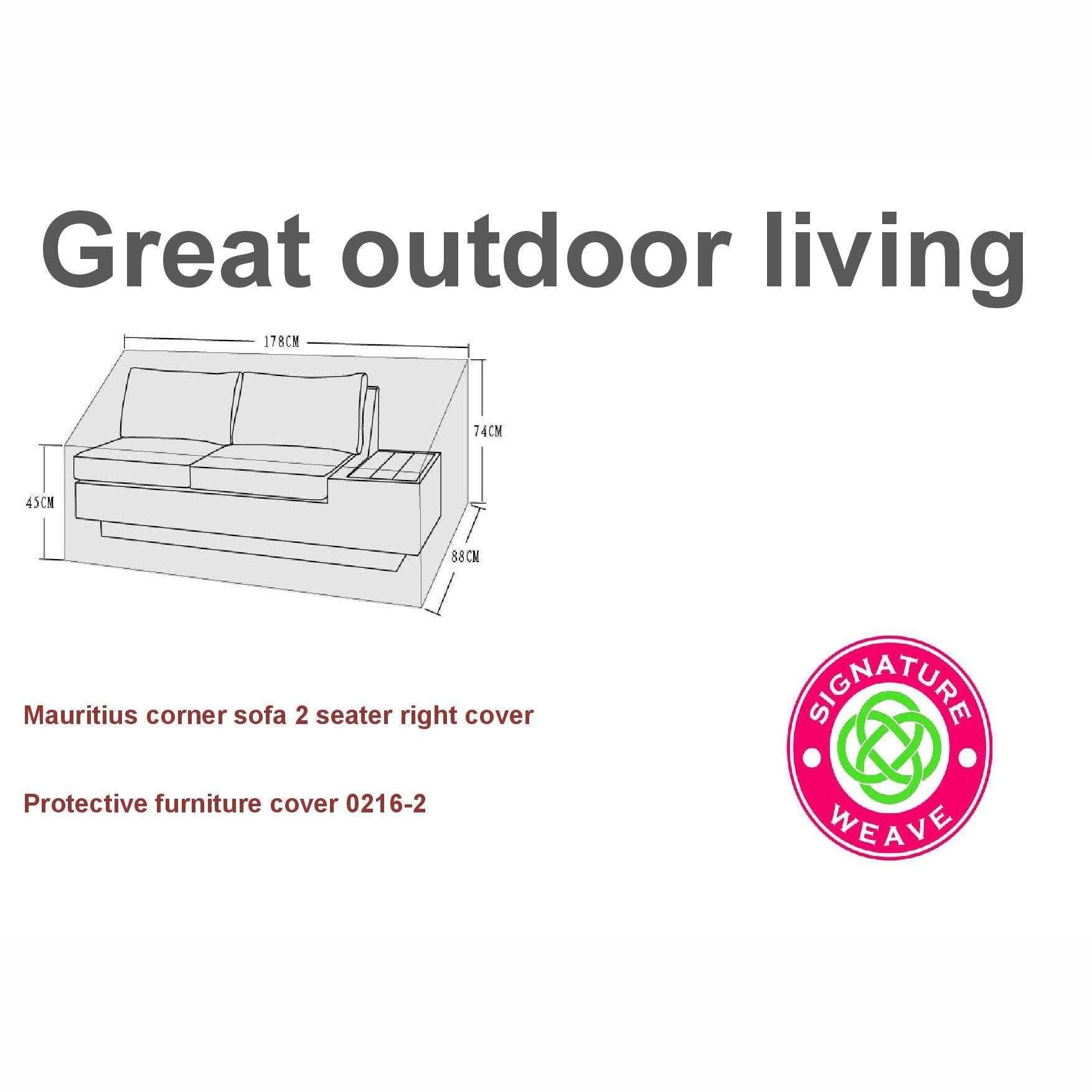Exceptional Garden:Signature Weave Mauritius Furniture Cover