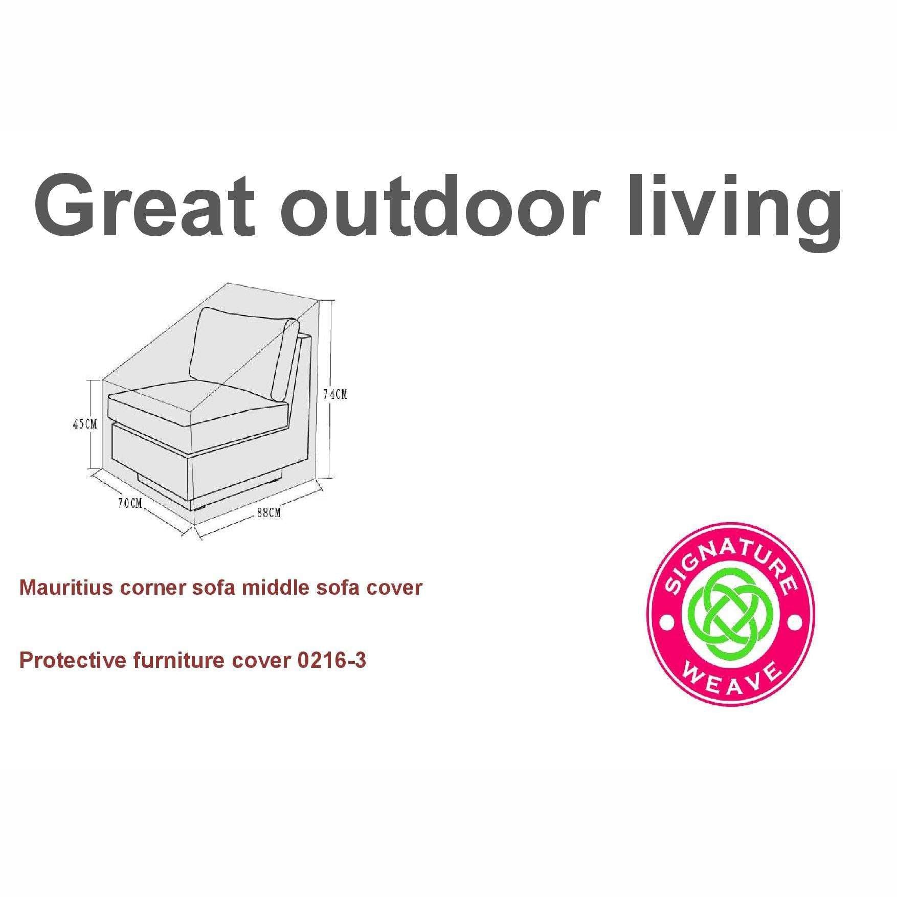 Exceptional Garden:Signature Weave Mauritius Furniture Cover