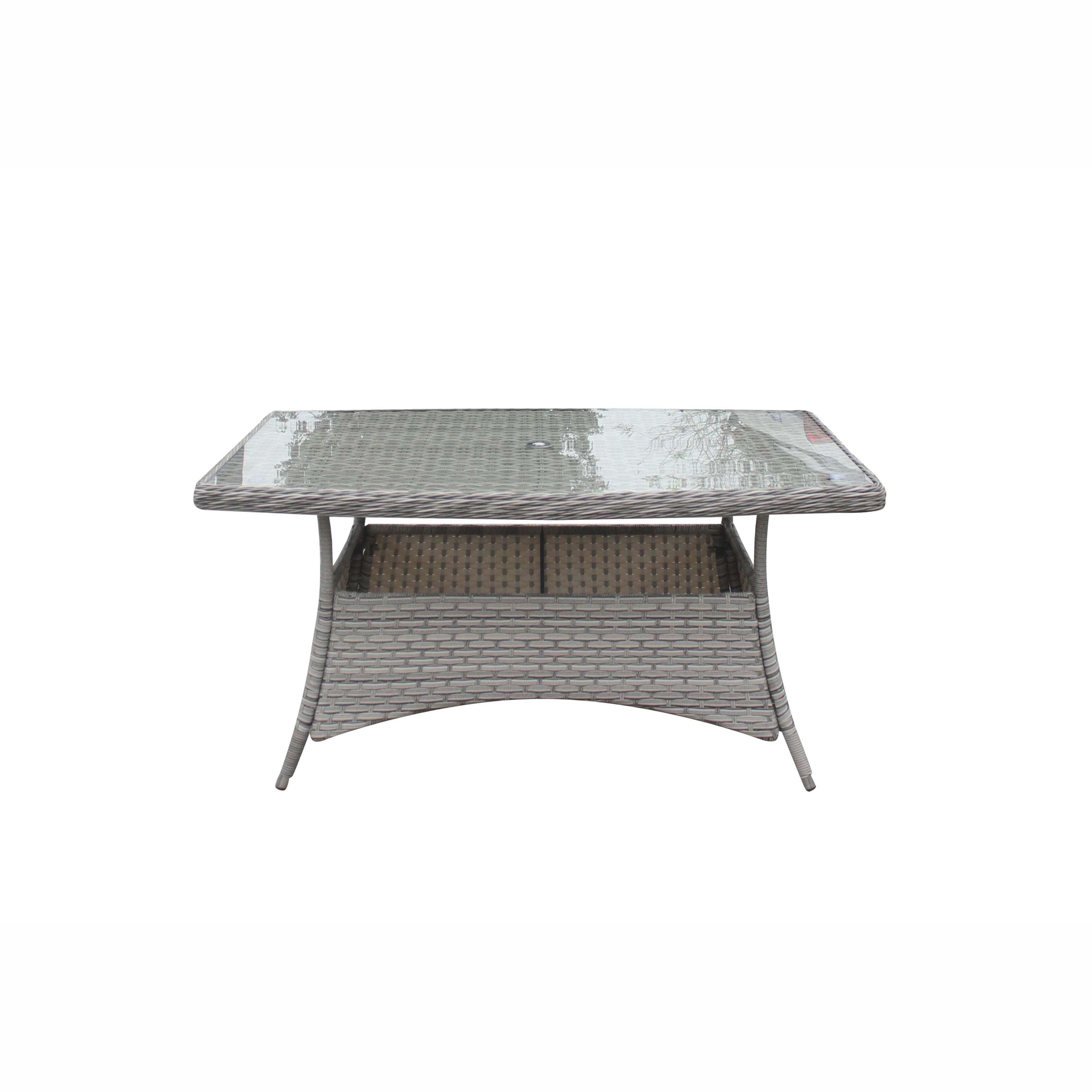 Exceptional Garden:Signature Weave Edwina Dining Set - 3 Wicker Special Grey