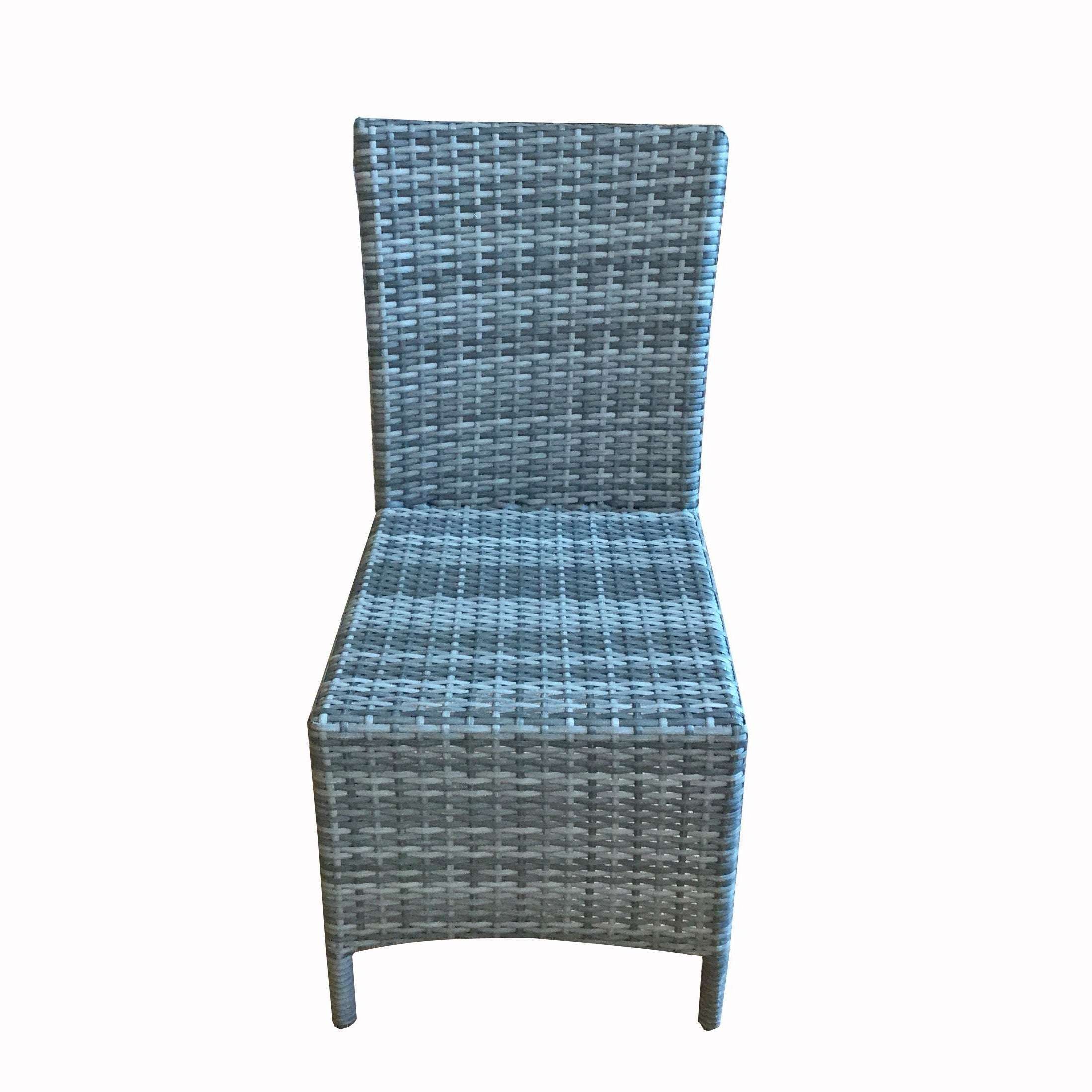 Exceptional Garden:Signature Weave Emily Armless Dining Chairs
