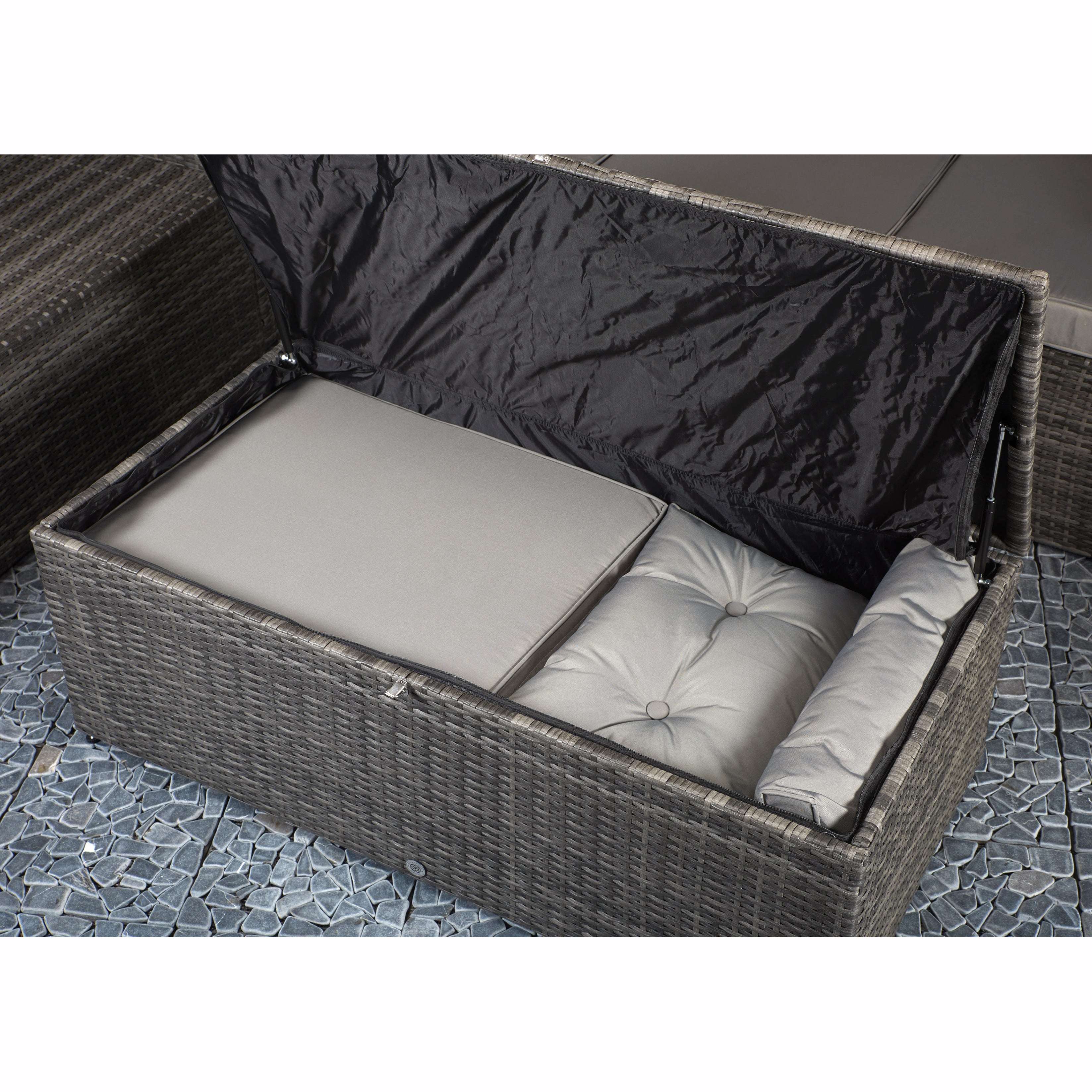 Exceptional Garden:Signature Weave Holly Sofa Set - Grey