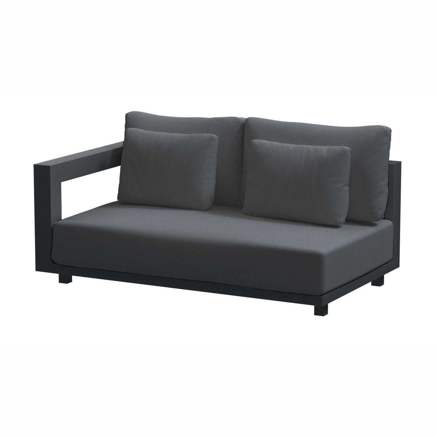 Exceptional Garden:4 Seasons Outdoor Metropolitan Corner Set with Metropolitan Coffee Table