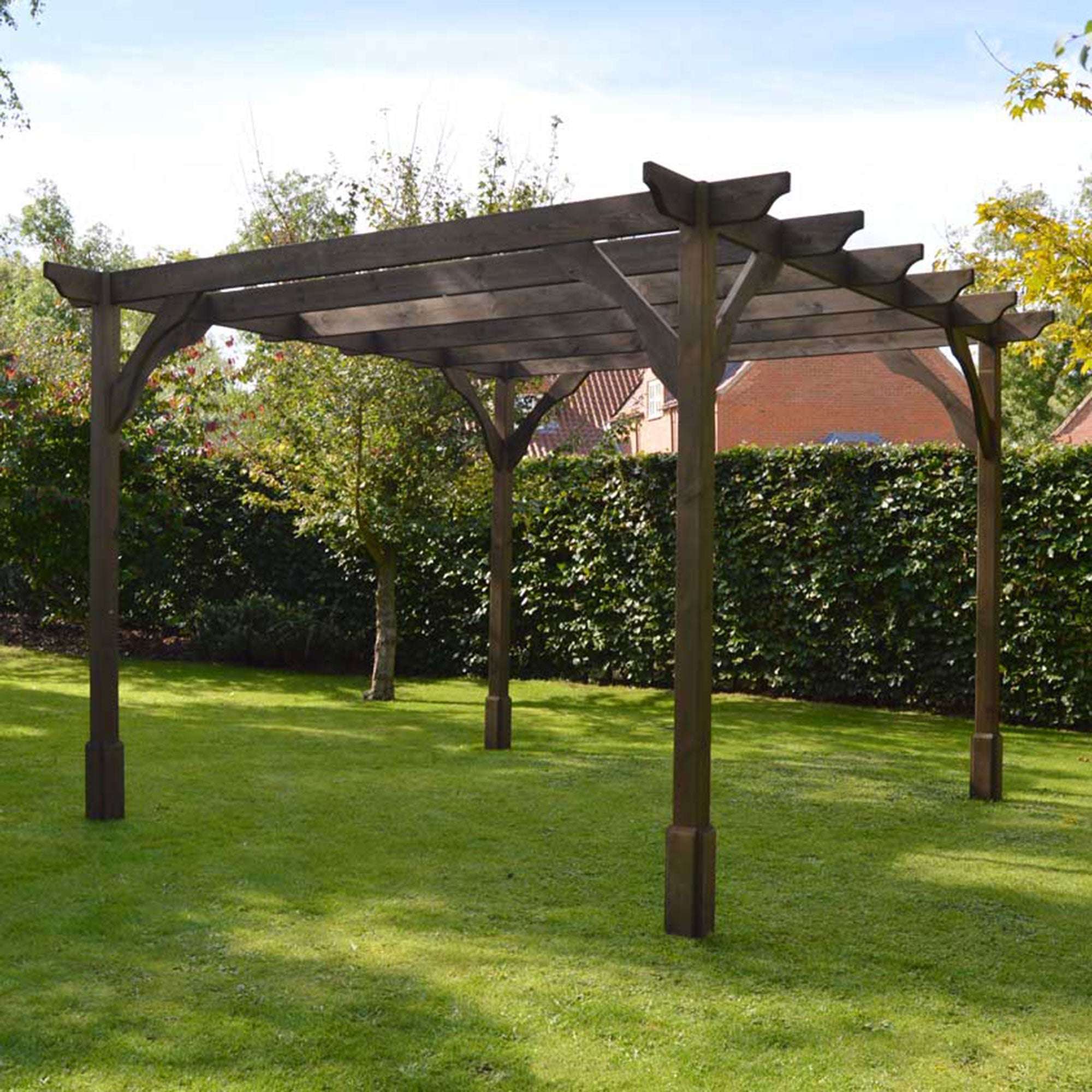 Premium Pergola with Four Posts:Rutland County,Exceptional Garden