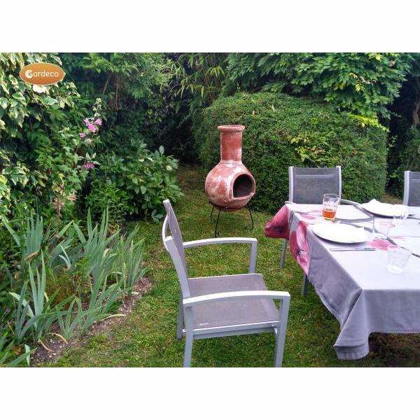 Exceptional Garden:Gardeco Colima Mexican Chimenea in Red- Extra Large