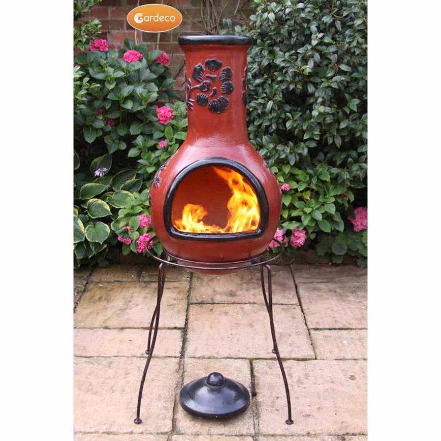 Exceptional Garden:Double edged Stand for Extra-Large & Jumbo Mexican Chimeneas