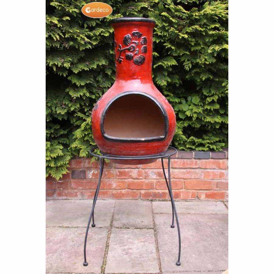 Exceptional Garden:Double edged Stand for Extra-Large & Jumbo Mexican Chimeneas