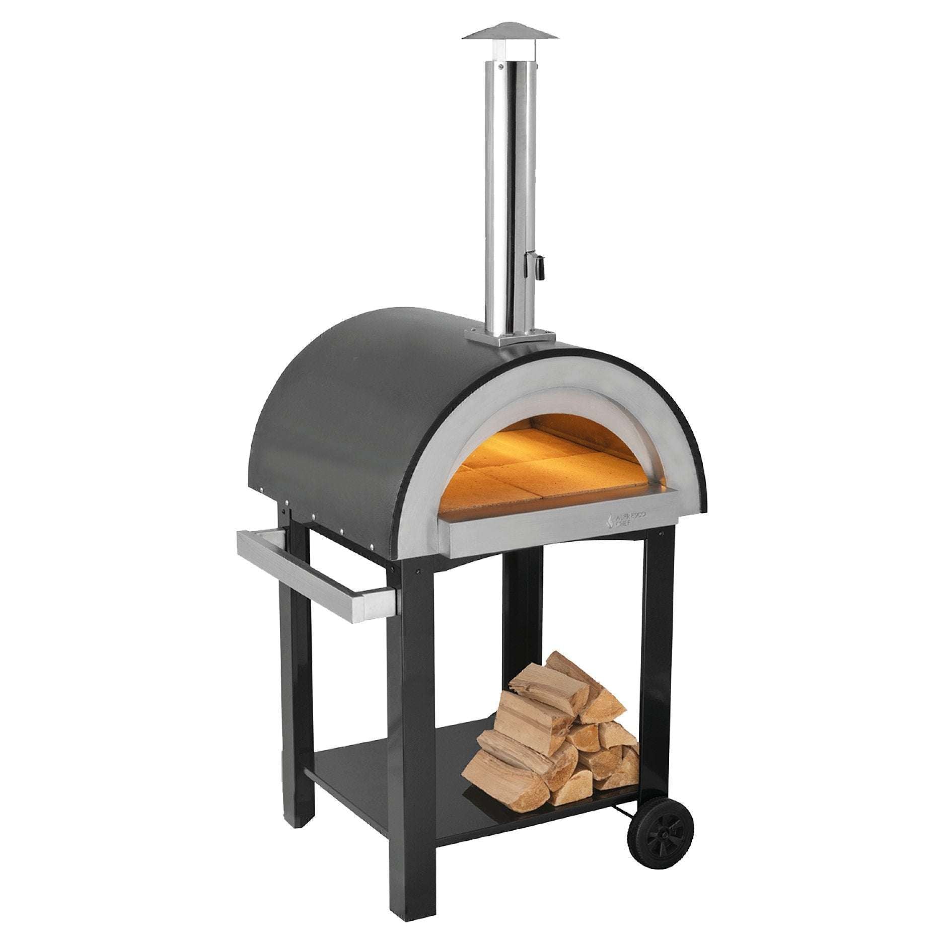 Exceptional Garden:Alfresco Chef Roma Wood Fired Outdoor Pizza Oven
