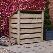 Exceptional Garden:Rutland Country Greetham Log Store With Kindling Shelf - 4ft