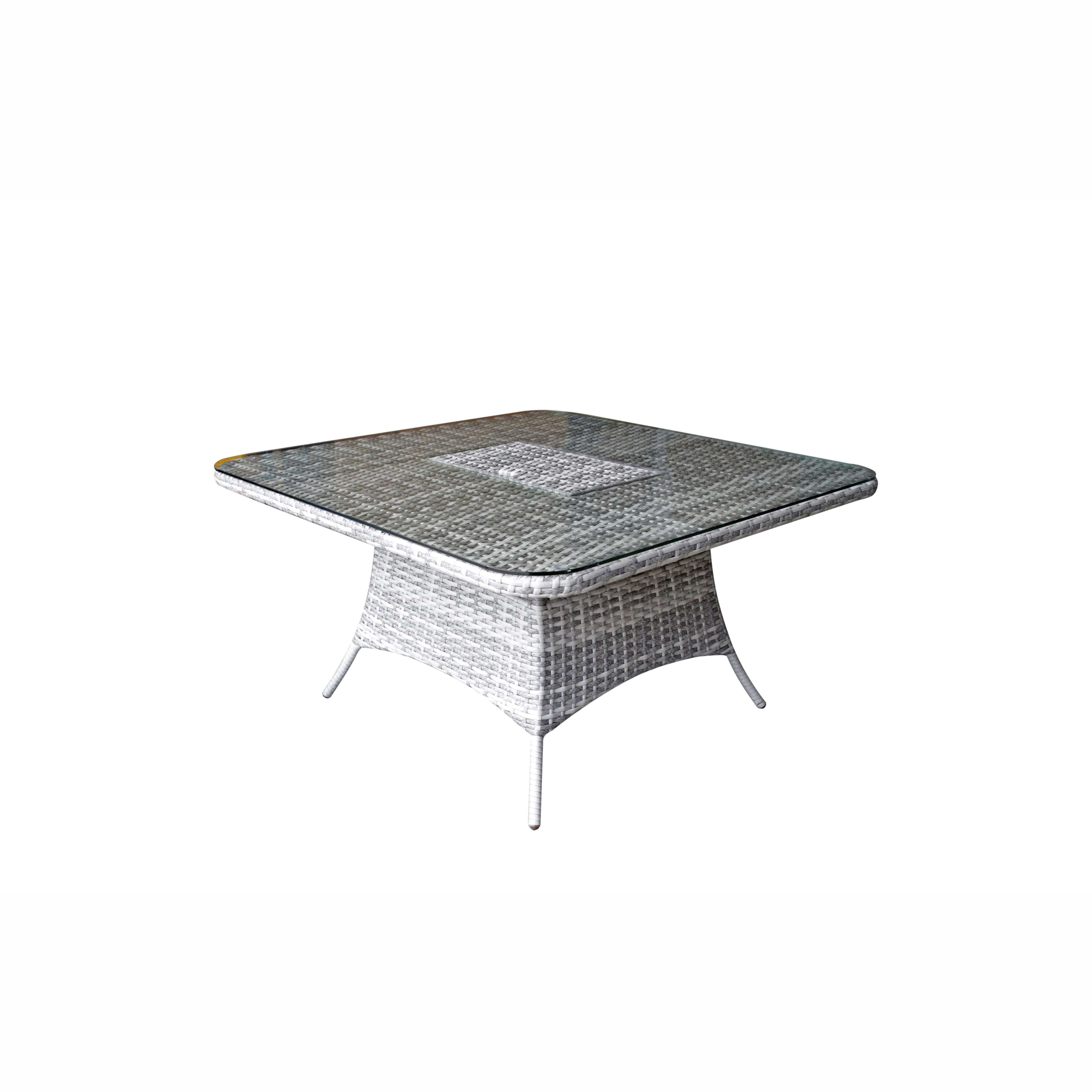 Exceptional Garden:Signature Weave Sarah Corner dining Set - Grey