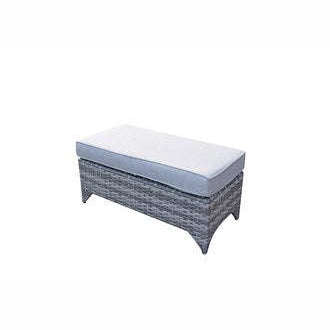 Exceptional Garden:Signature Weave Sarah Ottoman - Grey