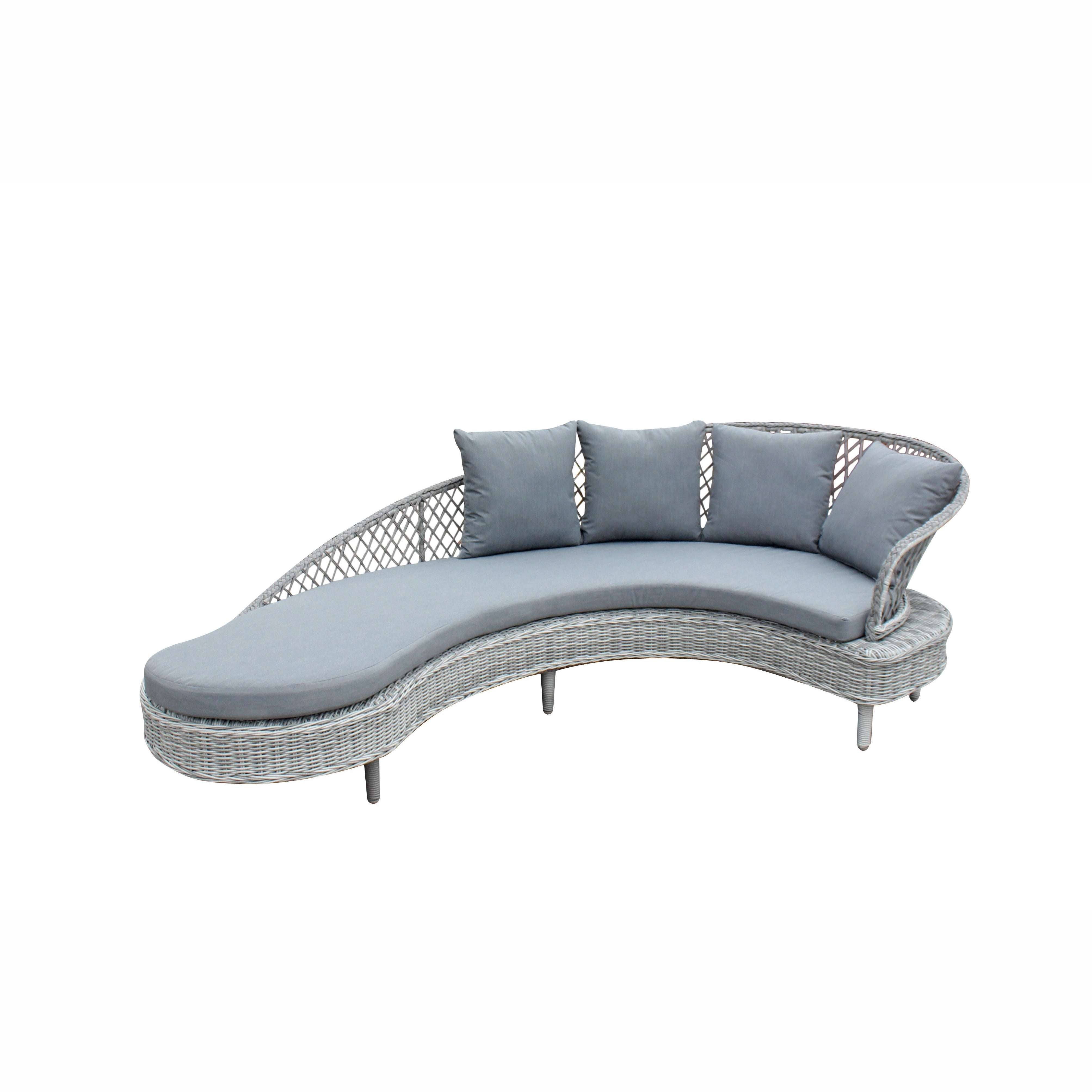 Exceptional Garden:Signature Weave Serenity Sofa Collection in Grey