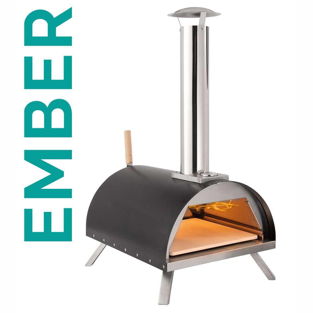 Exceptional Garden:Alfresco Chef Ember Wood Fired Outdoor Pizza Oven