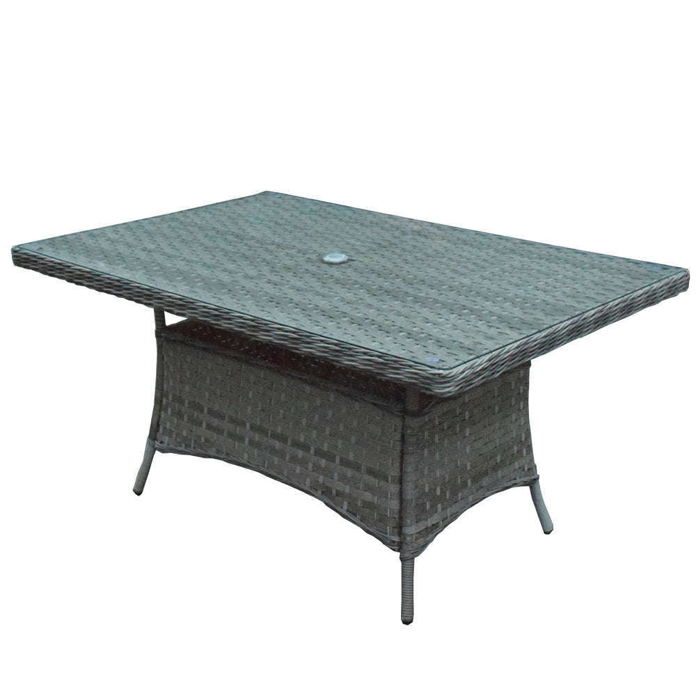 Exceptional Garden:Signature Weave Victoria Rectangular Dining Table