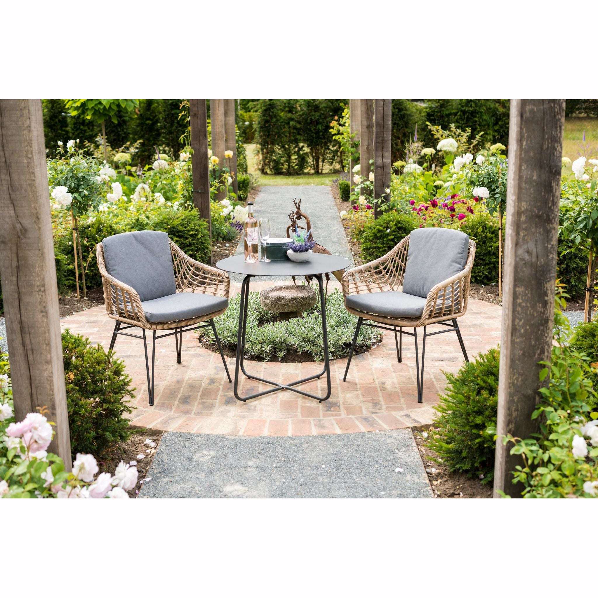 Exceptional Garden:4 Seasons Outdoor Cottage Bistro set with Dali table
